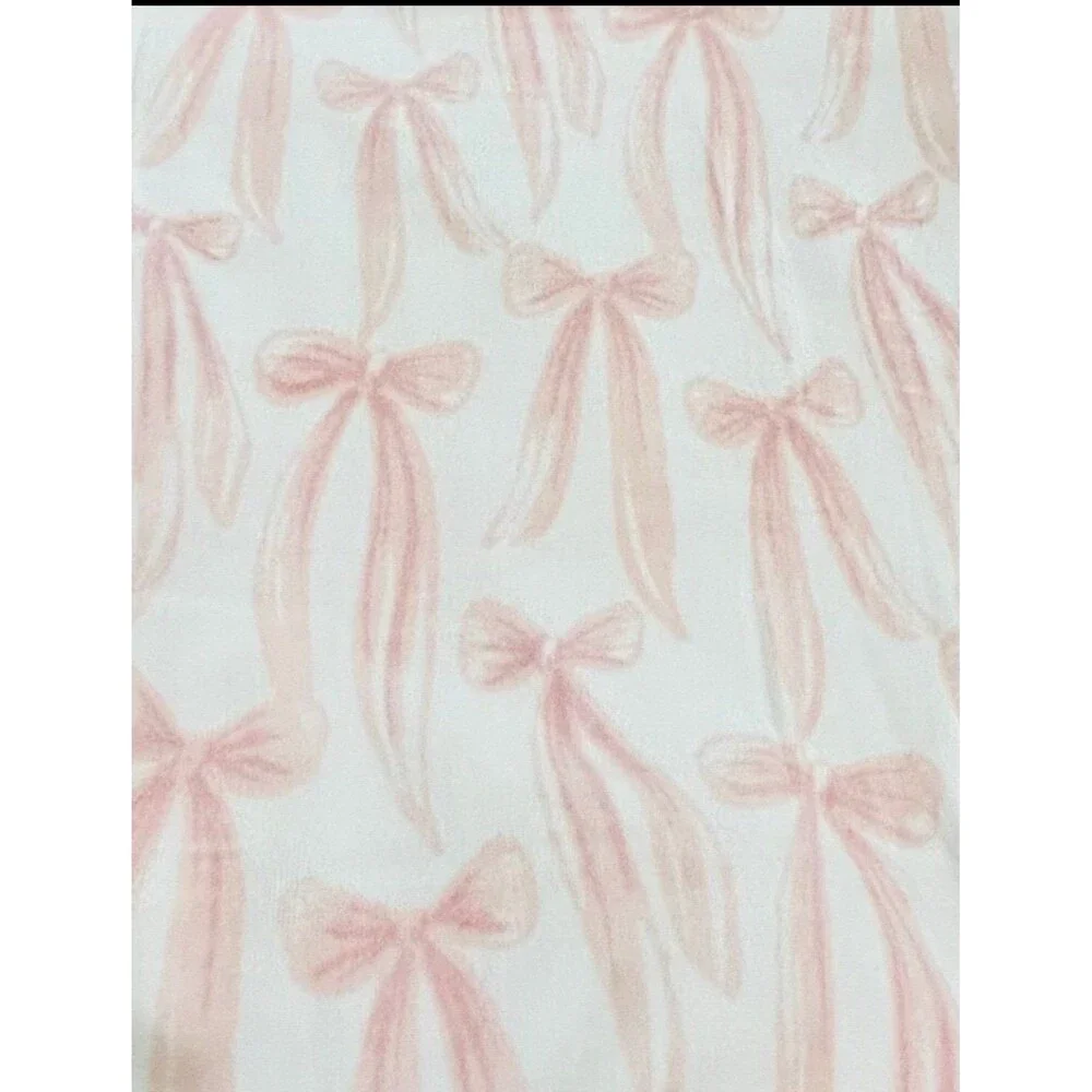 Rachel Zoe Coquette Pink Bow Beach Towel